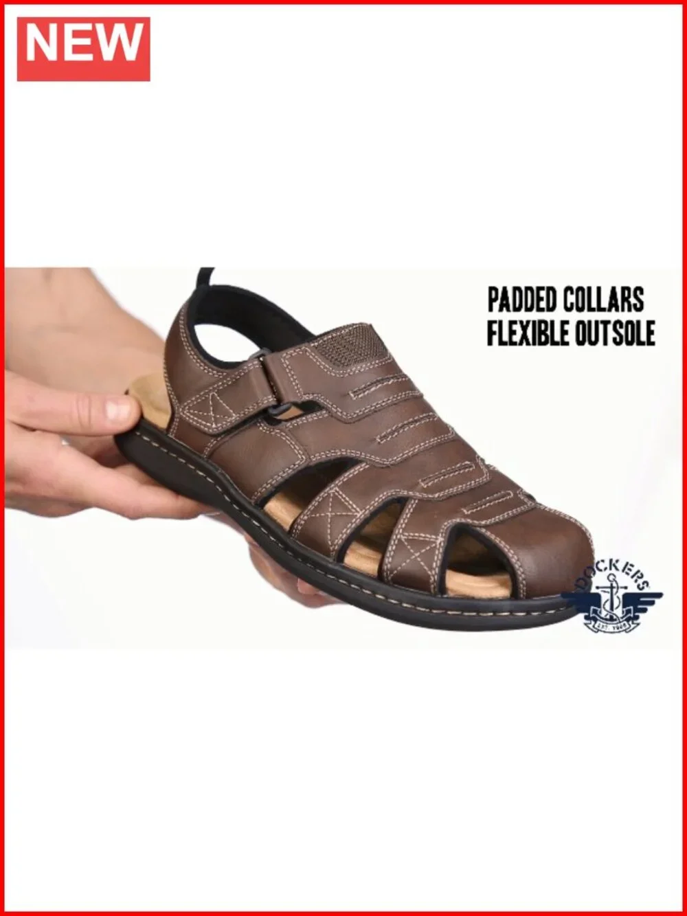 Memory Foam Fisherman Sandals with Dual-Layer Cushion